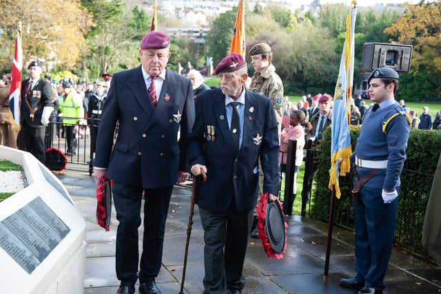 Hastings Remembrance service 2021. Photo by Frank Copper SUS-211114-153538001