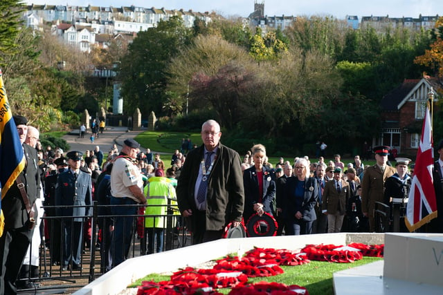 Hastings Remembrance service 2021. Photo by Frank Copper SUS-211114-153812001
