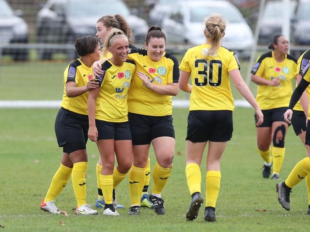 Bedworth took a first-half lead through Holly Webb.