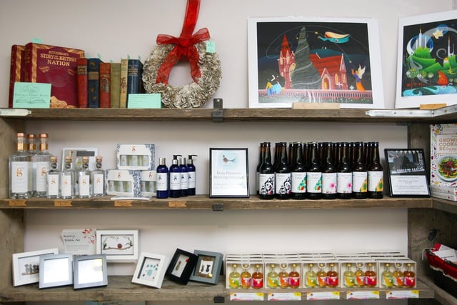 Local beers for sale at the Help Point shop. Picture: Derek Martin Photography and Art, DM21110547a.