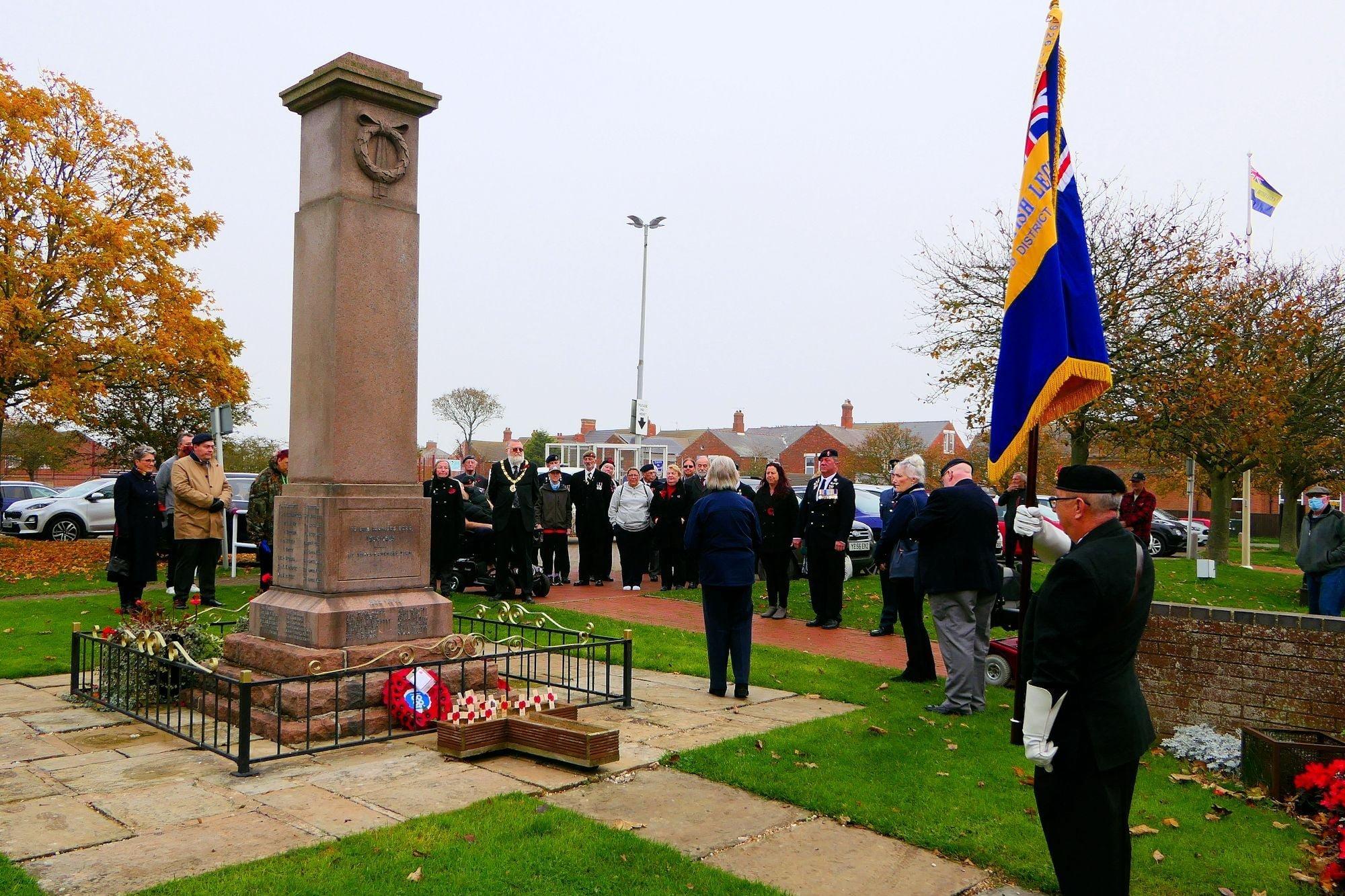 Remembrance Day in Mablethorpe (Picture: Mablethorpe Photo Album)