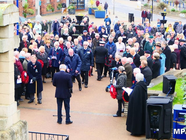 Remembrance Sunday in Sutton on Sea (Picture: Mablethorpe Photo Album)