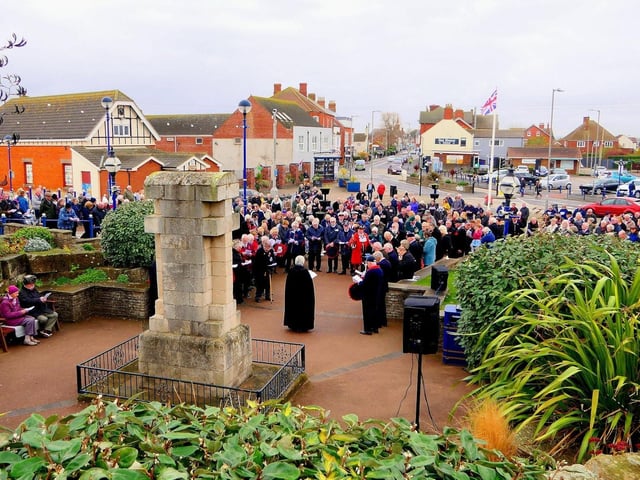 Remembrance Sunday in Sutton on Sea (Picture: Mablethorpe Photo Album)