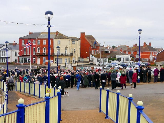 Remembrance Sunday in Sutton on Sea (Picture: Mablethorpe Photo Album)