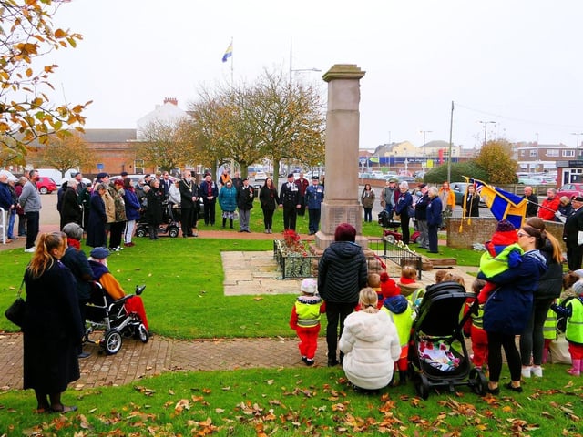 Remembrance Day in Mablethorpe (Picture: Mablethorpe Photo Album)