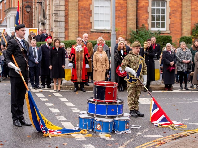 Louth Remembrance Sunday (14th November 2021). Photo: John Aron.