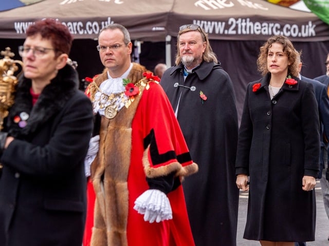 Louth Remembrance Sunday (14th November 2021). Photo: John Aron.