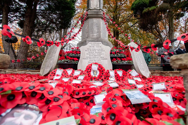 Louth Remembrance Sunday (14th November 2021). Photo: John Aron.