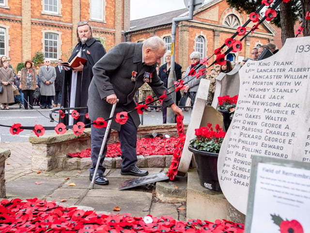 Louth Remembrance Sunday (14th November 2021). Photo: John Aron.