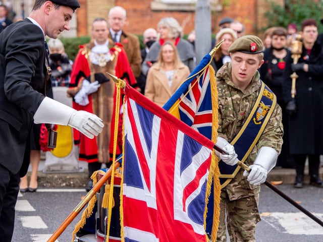 Louth Remembrance Sunday (14th November 2021). Photo: John Aron.