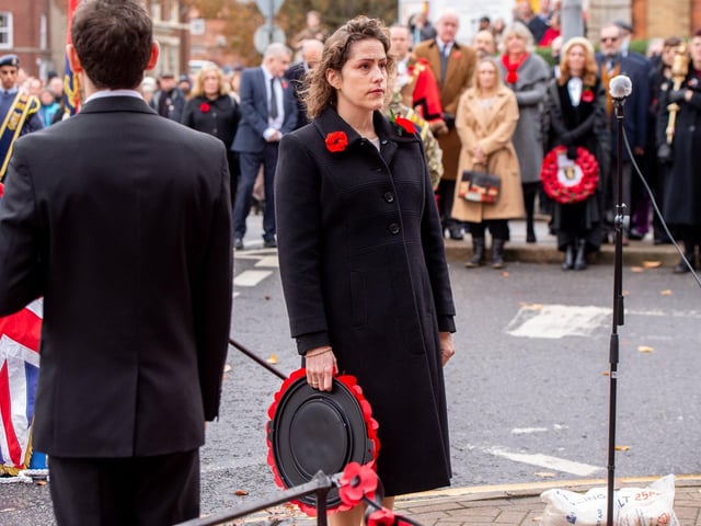 Louth Remembrance Sunday (14th November 2021). Photo: John Aron.