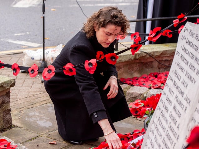 Louth Remembrance Sunday (14th November 2021). Photo: John Aron.