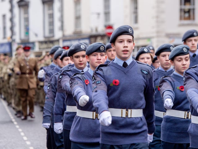 Louth Remembrance Sunday (14th November 2021). Photo: John Aron.