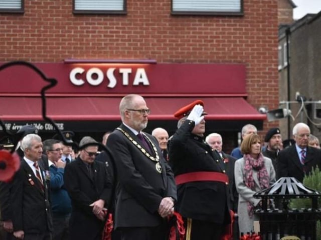 The Remembrance Service in Lutterworth