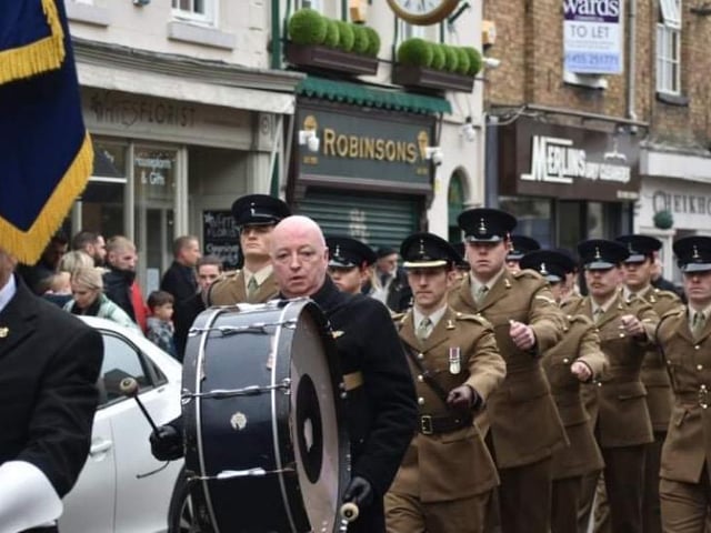 The parade in Lutterworth