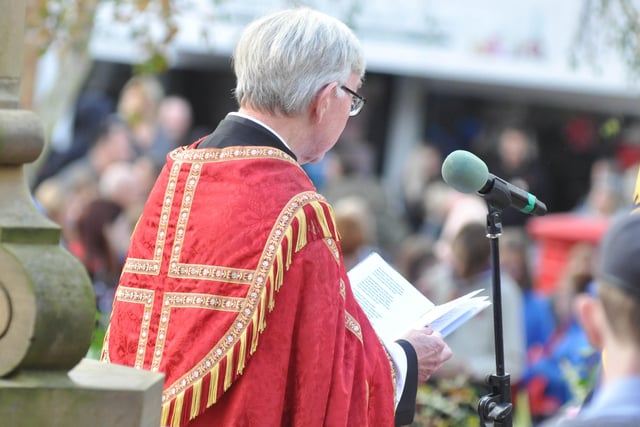 The Remembrance Service at Burgess Hill War Memorial on Sunday (November 14). Picture: Phil Dennett.