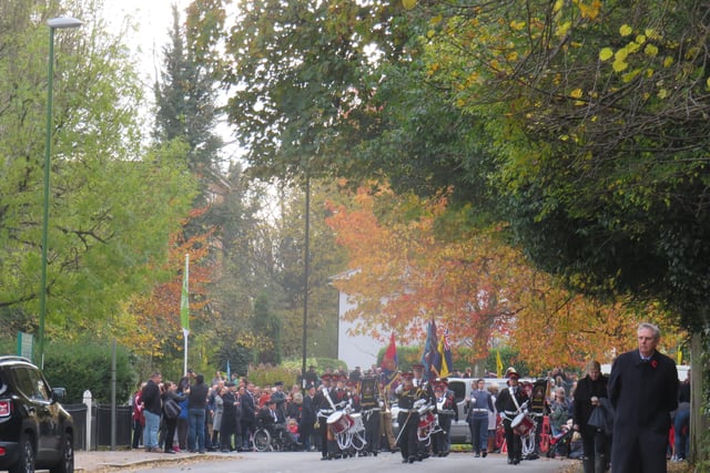 Remembrance Sunday in Haywards Heath. Picture: Haywards Heath Town Council.