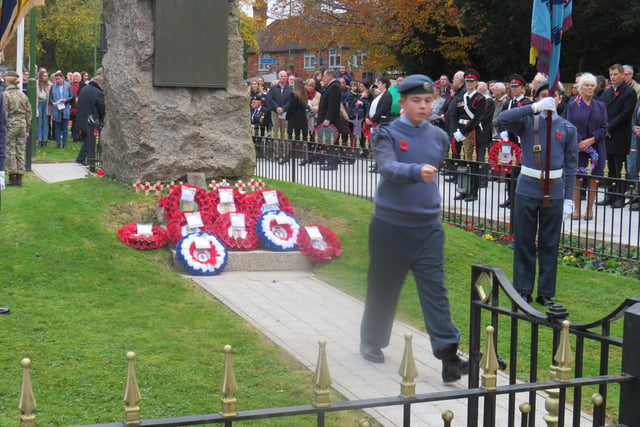 Remembrance Sunday in Haywards Heath. Picture: Haywards Heath Town Council.