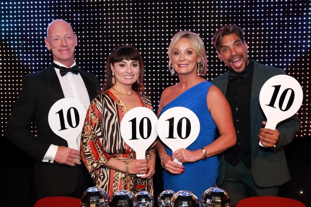 Strictly Northampton judges - former professional dancer on Strictly Come Dancing,  Flavia Cacace;  dance teacher and choreographer Michael Gonzalez and  dance director Jo Mialkowski. Robin Windsor was due to be on the judging panel, but  unfortunately had to pull out due to contracting covid. Ballroom and latin dancer Richard Maddock stepped in at the last minute.  

Picture: Martin Farmer