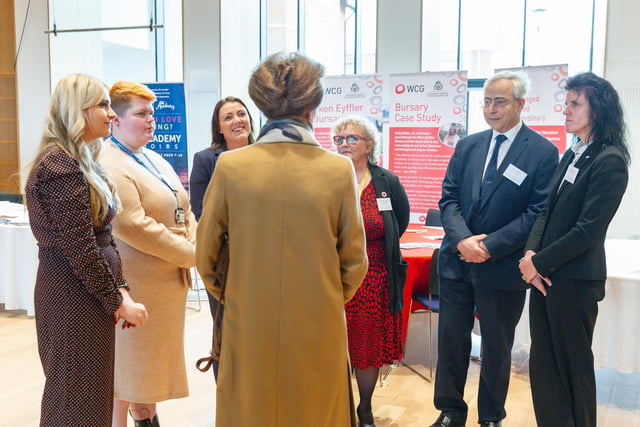 HRH The Princess Royal meets representatives from Warwickshire Colleges Group