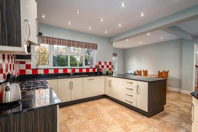 A five-bed detached home on Thorpe Road, Longthrope.