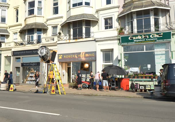 Filming of Close To Me in St Leonards, 15/9/20