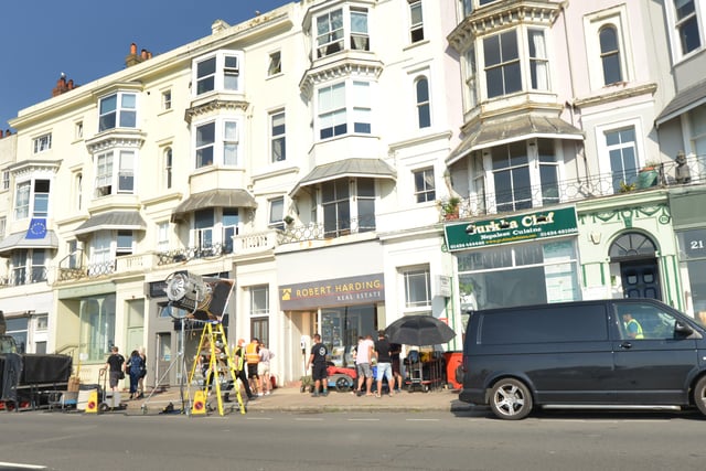 Filming of Close To Me in St Leonards, 15/9/20