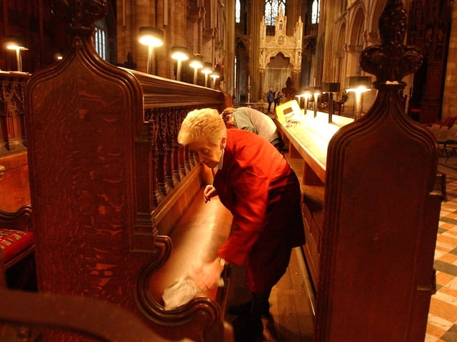 The fire caused major damage to the cathedral