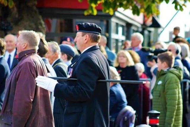 Hailsham Remembrance Service. Photo by Sy Martin. SUS-211116-152606001