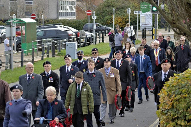 Hailsham Remembrance Parade. Photo by Sy Martin. SUS-211116-125219001
