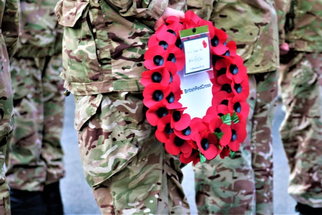 Hailsham Remembrance Service. Photo by Sy Martin. SUS-211116-130528001