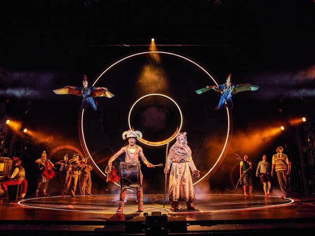 The magical world of Narnia brought to life on the Aylesbury stage. Photos: Brinkhoff-Moegenburg