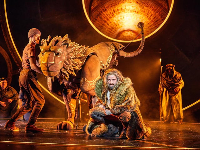 The magical world of Narnia brought to life on the Aylesbury stage. Photos: Brinkhoff-Moegenburg