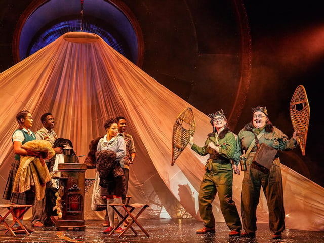The magical world of Narnia brought to life on the Aylesbury stage. Photos: Brinkhoff-Moegenburg