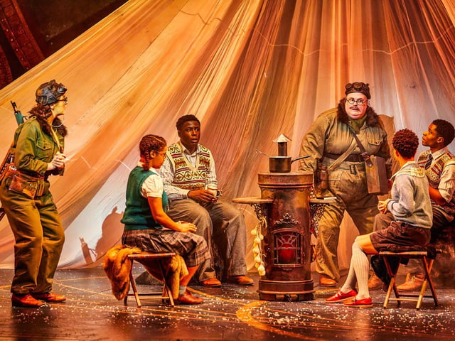 The magical world of Narnia brought to life on the Aylesbury stage. Photos: Brinkhoff-Moegenburg