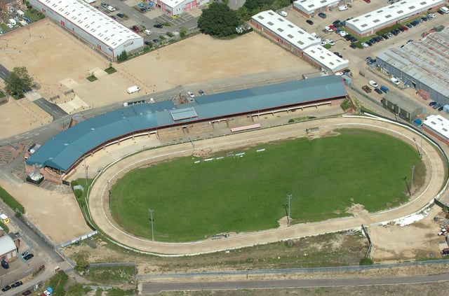aerials 09   peterborough greyhound stadium at fengate