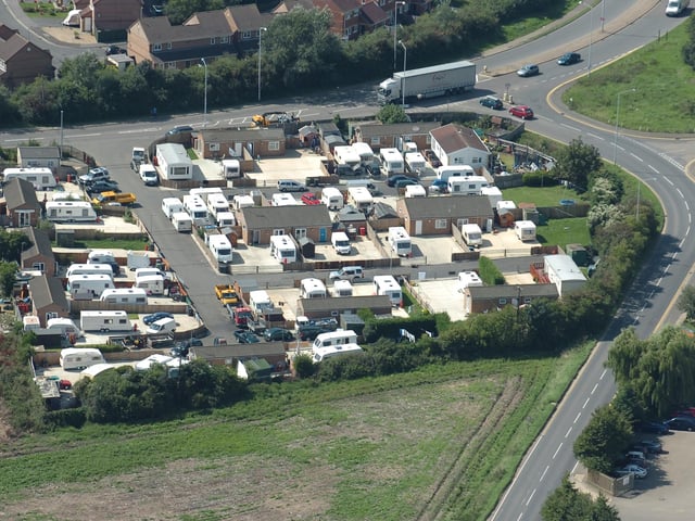 aerials 09 travellers site at oxney road