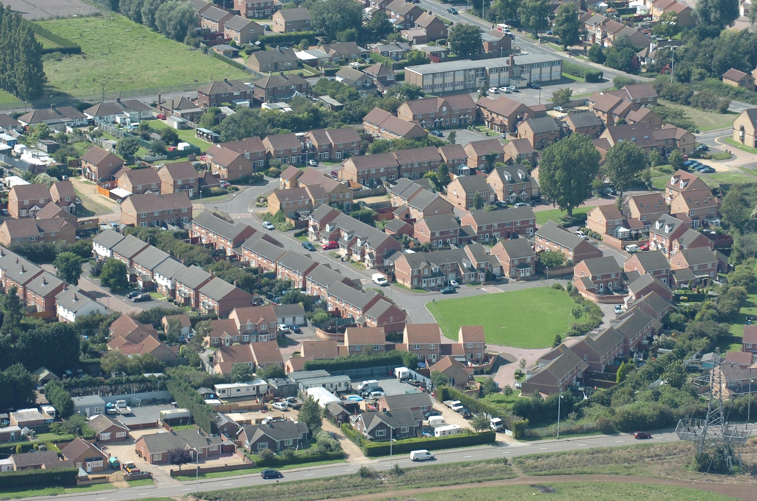 aerials 09  housing at heron park