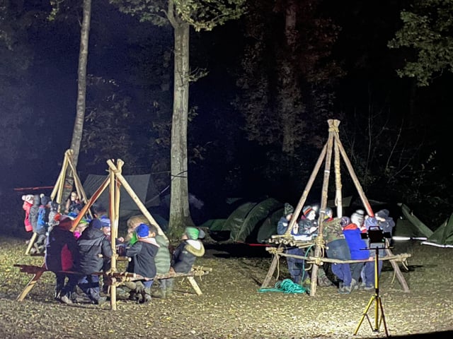 Cub Scouts and their Leaders from 2nd Willingdon Scout Group recently braved the cold weather and returned to camping to enjoy their first three nights under canvass as a group, since the pandemic restrictions of last year. During their weekend at local campsite Bushy Wood, the Cubs enjoyed an active programme of scouting activities that involved camp fires and playing adventurous wide games, many of which were in the dark. With only ropes and staves they also built some spectacular dining tables. SUS-211117-135642001