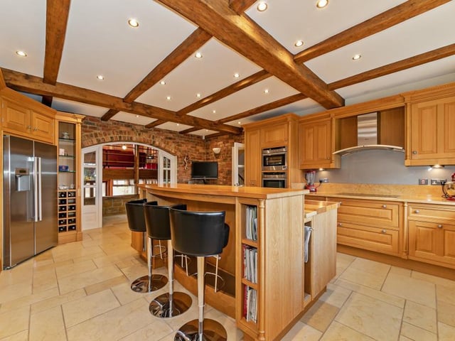 This five-bed property has an array of leisure facilities and an extensive garden all for 1.75 million.
