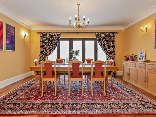 This five-bed property has an array of leisure facilities and an extensive garden all for 1.75 million.