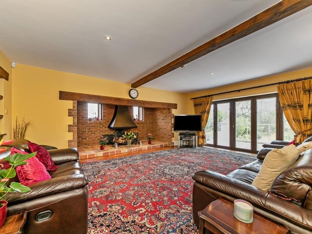 This five-bed property has an array of leisure facilities and an extensive garden all for 1.75 million.