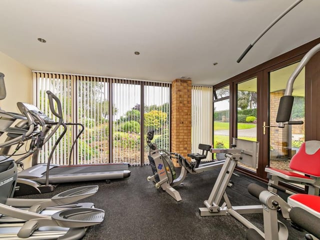 This five-bed property has an array of leisure facilities and an extensive garden all for 1.75 million.