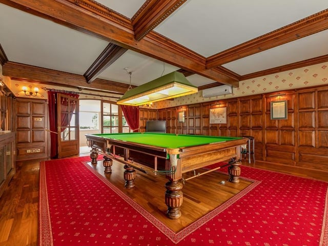 This five-bed property has an array of leisure facilities and an extensive garden all for 1.75 million.