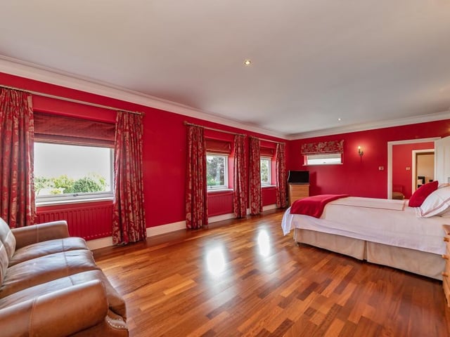 This five-bed property has an array of leisure facilities and an extensive garden all for 1.75 million.