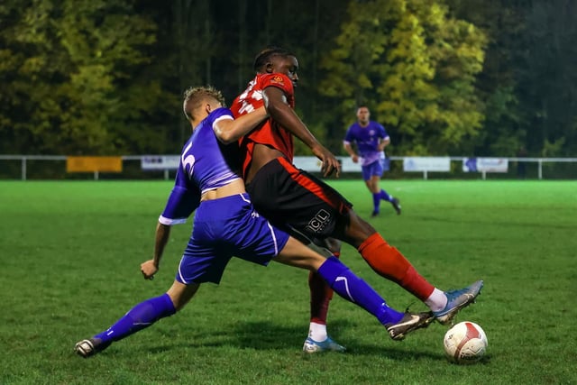 Action from Eastbourne Borough's 5-0 win at Roffey in the Sussex Senior Cup / Pictures: Lydia and Nick Redman