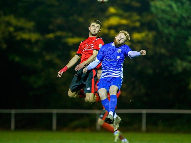 Action from Eastbourne Borough's 5-0 win at Roffey in the Sussex Senior Cup / Pictures: Lydia and Nick Redman