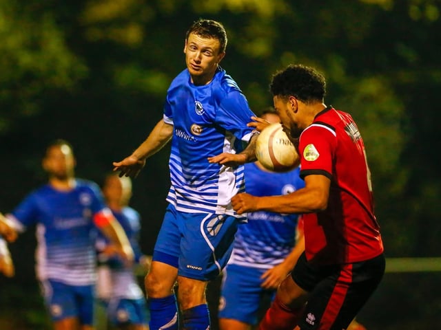 Action from Eastbourne Borough's 5-0 win at Roffey in the Sussex Senior Cup / Pictures: Lydia and Nick Redman