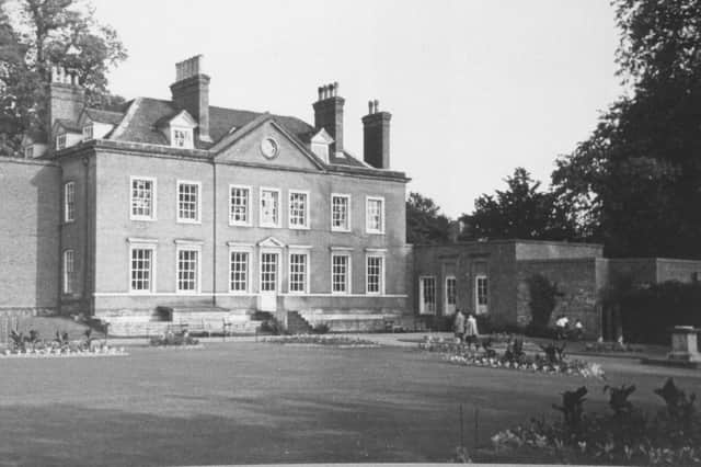 The rear view of Park House in Horsham