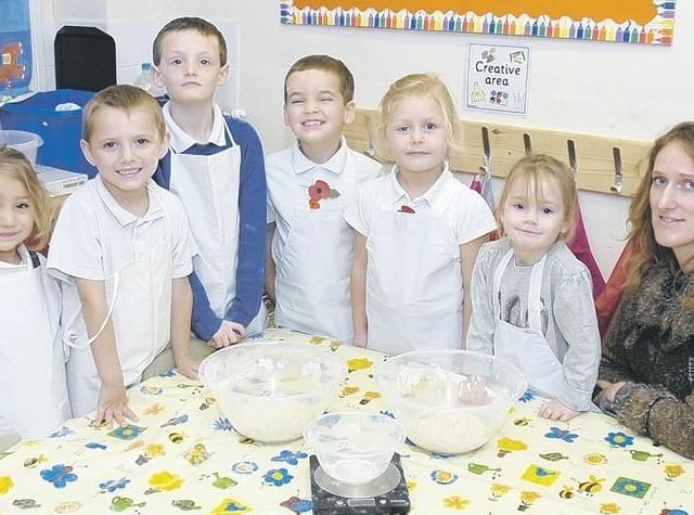 Leadenham Primary School, with class teacher Jayne Brown.